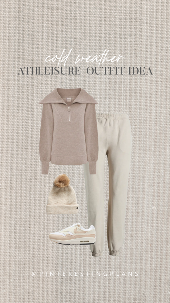 varley vine pullover athleisure outfit idea 2023