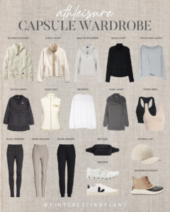 nordstrom winter athleisure capsule wardrobe 2022