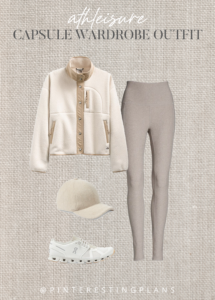 north face cragmont fleece jacket athleisure outfit idea