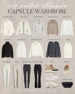 winter cold weather athleisure capsule wardrobe 2023 from nordstrom