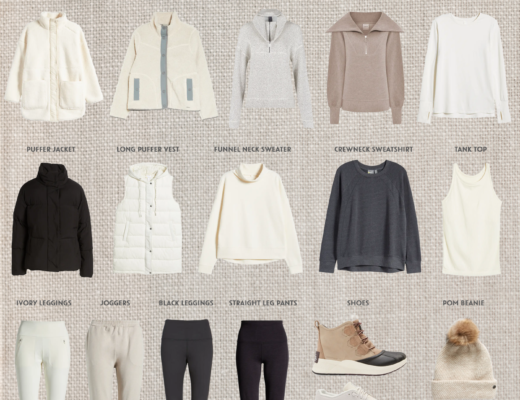 winter cold weather athleisure capsule wardrobe 2023 from nordstrom