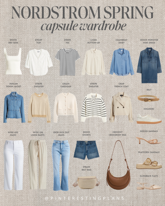 Spring Casual Capsule Wardrobe 2025