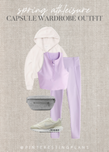 matching spring workout from the spring 2023 athleisure capsule wardrobe