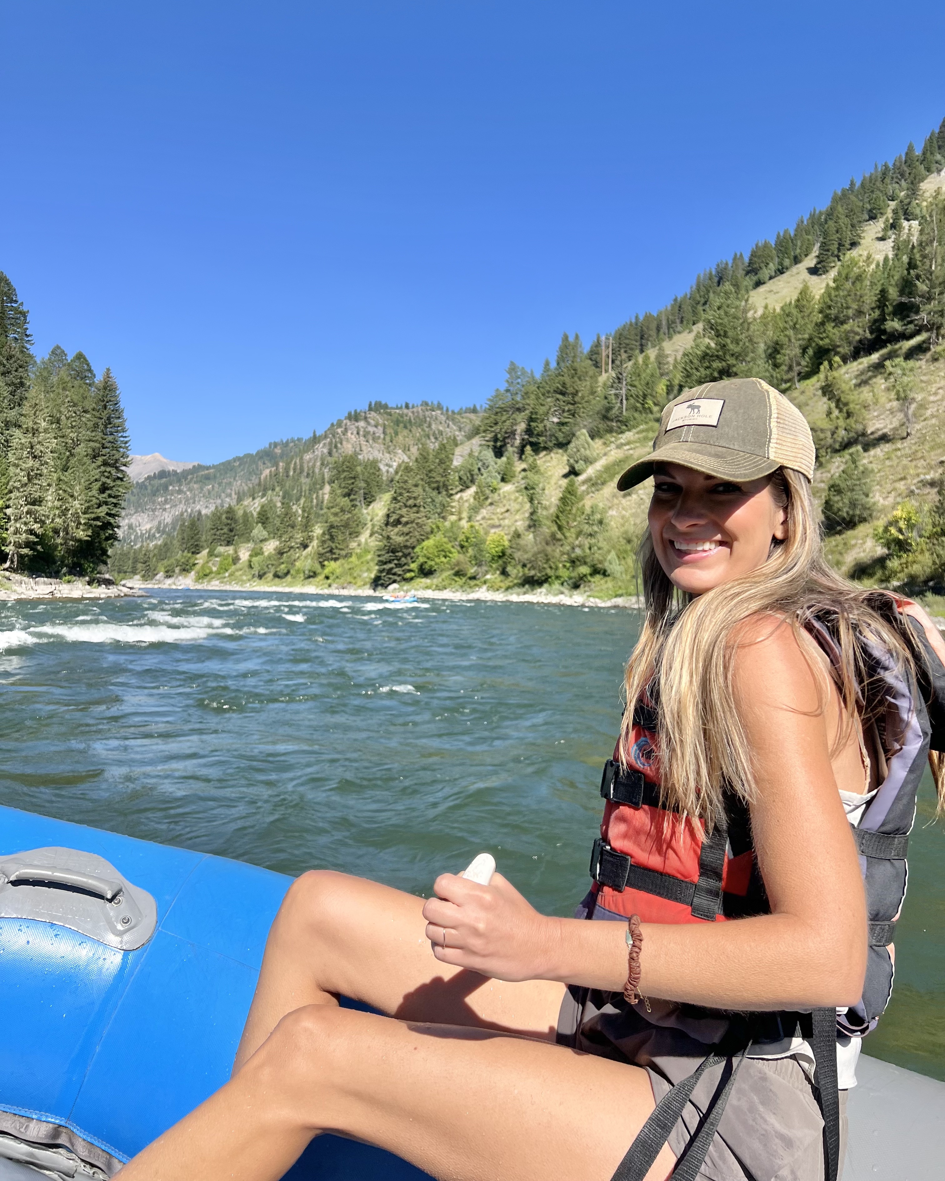 white water rafting on the snake river

