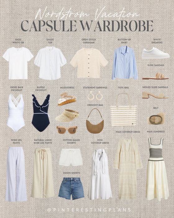 Vacation Capsule Wardrobe 2025