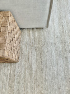 neutral ivory white jute area rug from wayfair