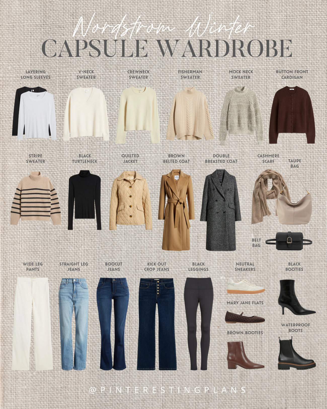 nordstrom winter capsule wardrobe 2024