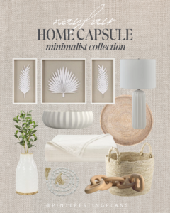 minimalist decor for a capsule home from wayfair