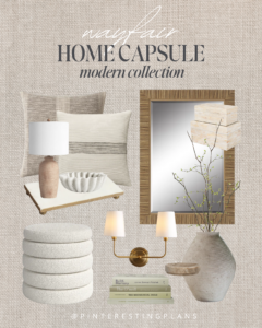 modern decor for a capsule home from wayfair