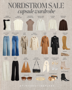 nordstrom anniversary sale 2025 fall casual capsule wardrobe on pinteresting plans fashion blog