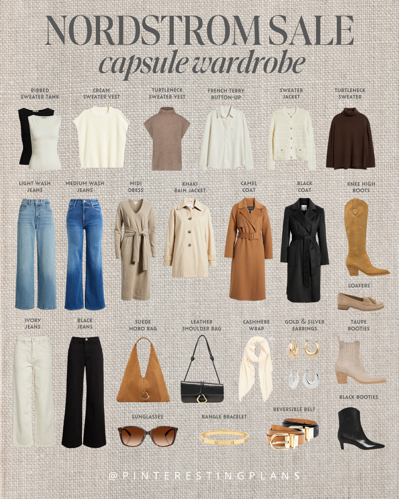 nordstrom anniversary sale 2025 fall casual capsule wardrobe on pinteresting plans fashion blog